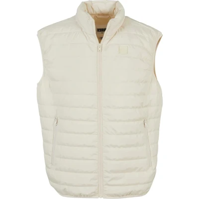 Image of Urban Classics Bubble Waistcoat, Men&#039;s, Size: XL, Whitesand