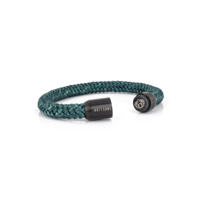 Image of Akitsune Portus Segeltau Bracelet, Men&#039;s, Size: 7,09&#039;&#039;, Black green