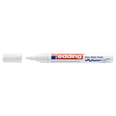Image of Edding 750 white gloss paint marker (2mm 4mm round)