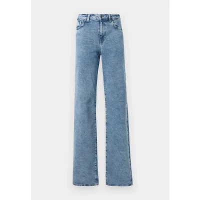 Image of Noisy May Nmyolanda Wide Leg, Women&#039;s, Size: 25x30, Medium blue denim