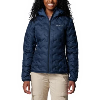 Image of Columbia Delta RIDGE II Hooded Jacket Down jacket, Women&#039;s, Size: XS, Collegiate navy