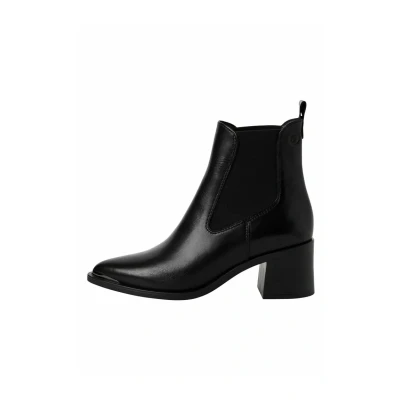 Image of Tamaris Chelsea Ankle boots, Women&#039;s, Size: 7.5, Black leather shoes