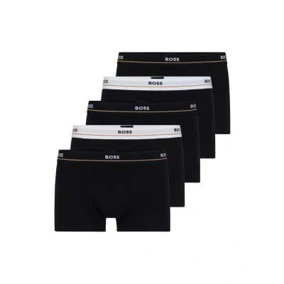 Image of BOSS Mens Trunks 5 Pack Essential, Open Miscellaneous984, S