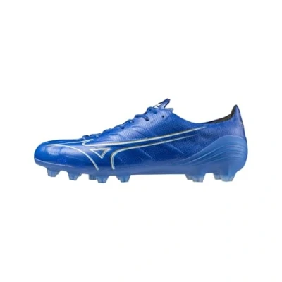 Image of MIZUNO Αlpha ELITE Football Shoes Laser blue/white/gold Women/Men Size 9,5