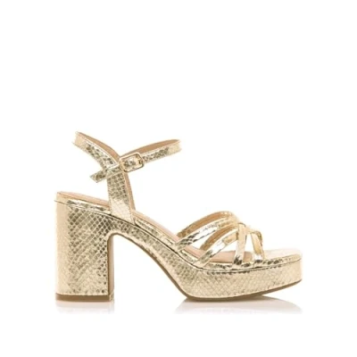 Image of mtng Britt Platform sandals, Women&#039;s, Size: 7, Keni champagne High quality imitation leather