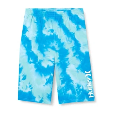 Image of NIKE Boys&#039; Hrlb Tie Dye Pull On Short Bermuda, Verde, 13 años
