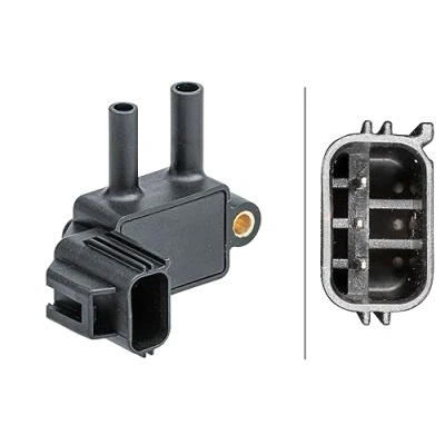 Image of Sensor, exhaust pressure HELLA 6PP 009 409 601