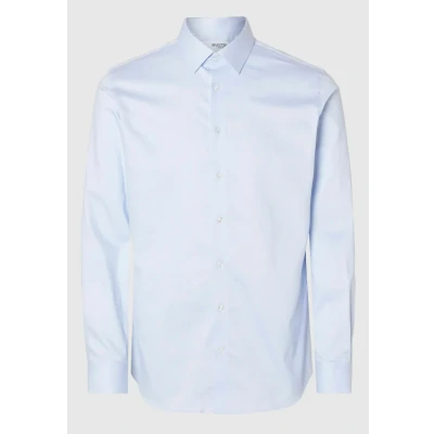 Image of Selected Homme Slhslim Performance Shirt, Men&#039;s, Size: XL, Light blue