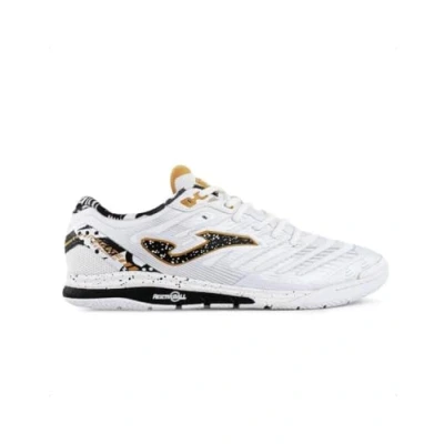 Image of Joma Regate Rebound Indoor football boots, Men&#039;s, Size: 7.5, White/black/gold Textile/synthetics