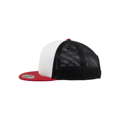 Image of Flexfit FOAM Trucker Cap, Size: One Size, Red/wht/bk