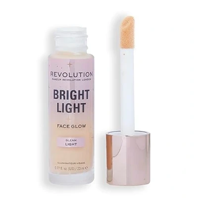 Image of Makeup Revolution Bright Light Face Glow 23ml (Various Shades) Gleam