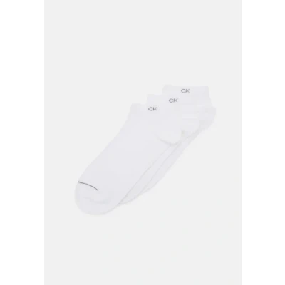 Image of Calvin Klein Underwear MEN Sneaker 3 PACK Socks, Men&#039;s, Size: One Size, White