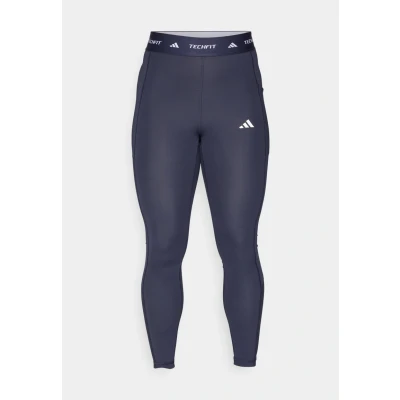 Image of adidas Performance Techfit Stash Pocket FULL Length Leggings, Women&#039;s, Size: XXS, Legend ink