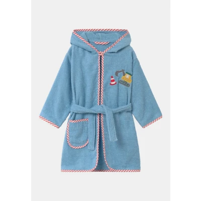 Image of Playshoes Bagger Dressing gown for kids, Size: 5 6y, Bleu