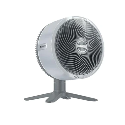 Image of SHARK FlexBreeze Tablemate FA150UK Portable 11.8&quot; Desk Fan Winter Fog, Black