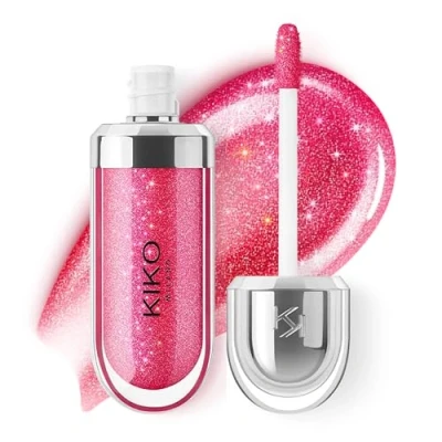 Image of KIKO Milano 3D Hydra Lipgloss 6.5ml (Various Shades) 10 Sparkling Strawberry