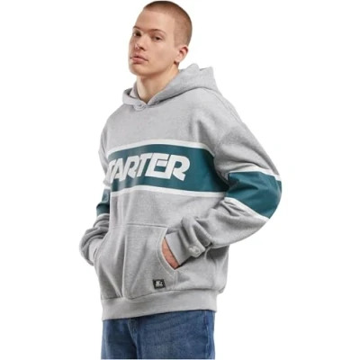 Image of Starter Hoodie, Men&#039;s, Size: XXL, Heathergrey teal