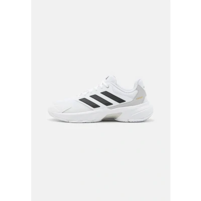 Image of adidas Performance Courtjam Control 3 Multicourt tennis shoes, Men&#039;s, Size: 6, Cloud white/core black/grey two Textile/synthetics