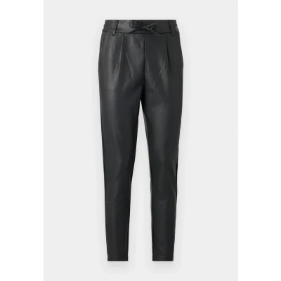 Image of ONLY Onlpoptrash EASY Coated PANT Trousers, Women&#039;s, Size: Sx34, Black