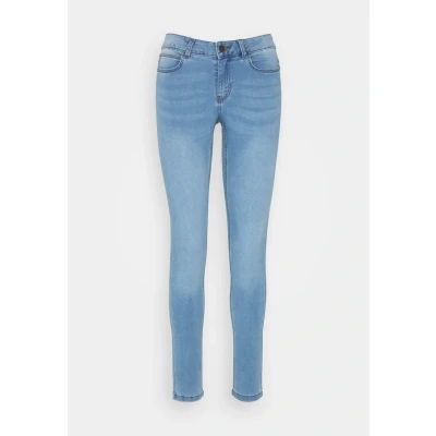 Image of Noisy May Nmbillie Jeans Skinny Fit, Women&#039;s, Size: 27x30, Light blue denim