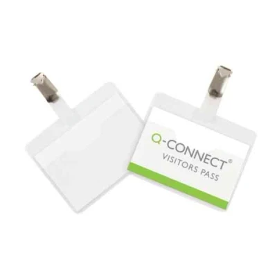Image of Q Connect KF01560 Visitor Badge 60x90mm (Pack of 25)