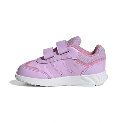 Image of adidas Performance Tensaur Switch Unisex Road running shoes for kids, Size: 5K, Bliss lilac/footwear white/bliss pink Imitation leather/ textile