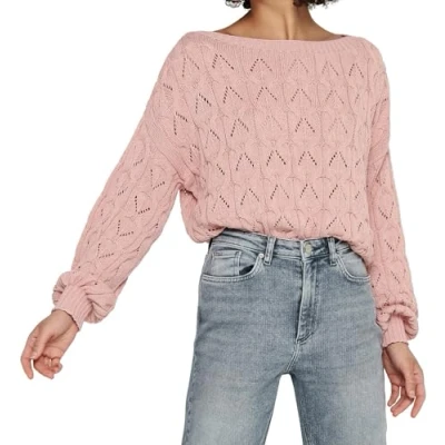 Image of ONLY Onlbrynn LIFE Structure Jumper, Women&#039;s, Size: XL, Adobe rose