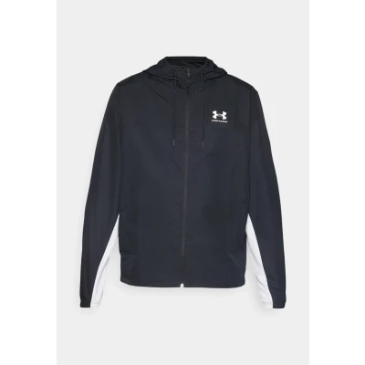 Image of Under Armour Rival Windbreaker Windbreaker, Men&#039;s, Size: XL, Black/white
