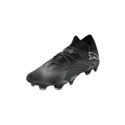 Image of Puma Future 7 Ultimate FG/AG Moulded stud football boots, Men&#039;s, Size: 8.5, Black/silver gray/shadow gray Textile/synthetics