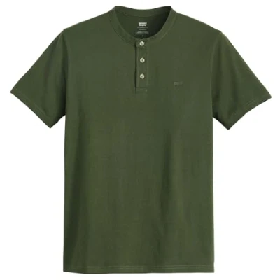 Image of Levi&#039;s Men&#039;s Housemark Henley Shirt, Kombu Green, S, S