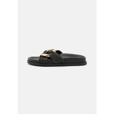 Image of Gioseppo Tisbury Mules, Women&#039;s, Size: 4, Black Leather