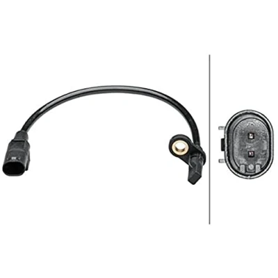 Image of Sensor, wheel speed HELLA 6PU 012 679 551