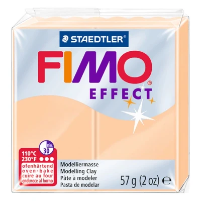 Image of STAEDTLER 8020 405 FIMO Soft Oven Hardening Polymer Modelling Clay Pastel Peach (1 x 57g Block)