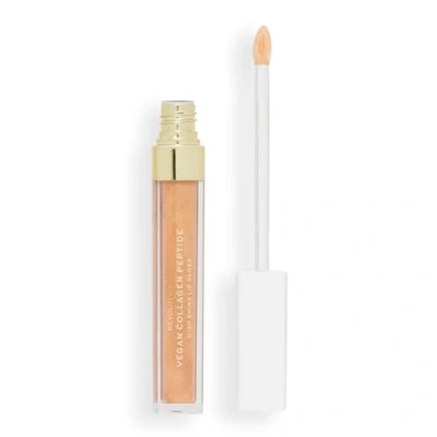 Image of Revolution Pro Vegan Collagen Peptide High Shine Lip Gloss 4ml (Various Shades) Chic