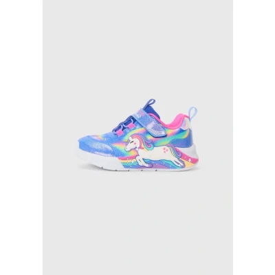 Image of Skechers Trainers Blue sparkle/multicoloured for kids, Size: 7K, sparkle/multi/coloured shoes