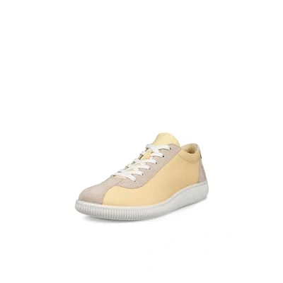 Image of ECCO SOFT Trainers, Women&#039;s, Size: 5 5.5, Straw/limestone Leather
