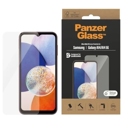 Image of Panzerglass Tempered Glass Edge To Screen Protector Samsung Galaxy A14/A14 5G