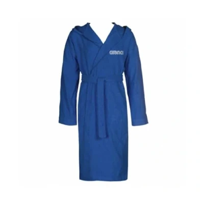 Image of arena Zeppelin Light Junior Boys&#039; and Girls&#039; Cotton Bathrobe, Bathrobe with Hood Pockets, Unisex Terrycloth Comfortable Lightweight