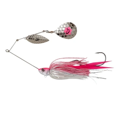 Image of Savage Gear Da&#039;Bush Spinnerbait Pink Silver 55g