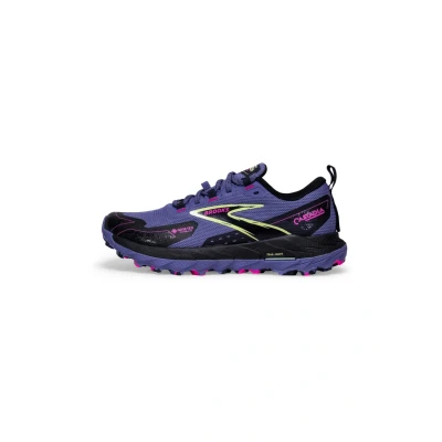 Image of Brooks Cascadia 18 GTX Trail running shoes, Women&#039;s, Size: 4.5, Grey blue black pink Textile
