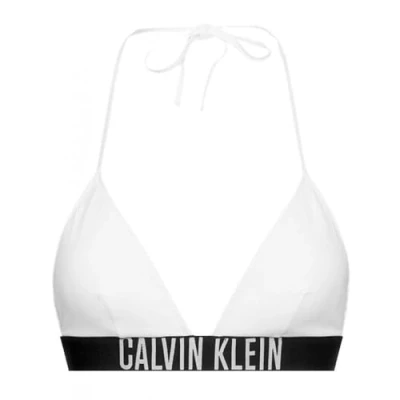 Image of Calvin Klein Women&#039;s Triangle Bras, White (Pvh Classic White), XL