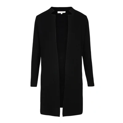 Image of Morgan Women&#039;s Gilet Long Mblock Cardigan Sweater, Black (Black/Grey), 12