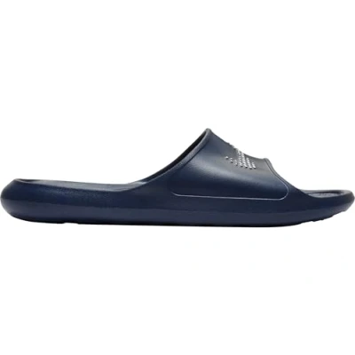 Image of Nike Sportswear Victori ONE Shower Slide Pool slides Midnight navy/white, Men&#039;s, Size: 13, navy/white Synthetics