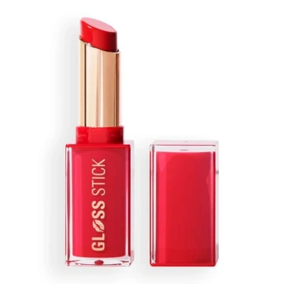 Image of Revolution Pout Lip Gloss, Ultra Glossy and Pigmented Gloss with Hyaluronic Acid Vitamin E, Vegan Cruelty Free, 3g, Cherrylicious