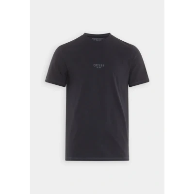 Image of Guess AIDY Basic Tshirt, Men&#039;s, Size: Small, Smart blue