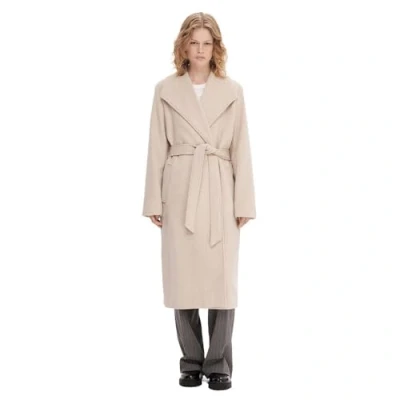 Image of SELECTED FEMME Women&#039;s Slfrosa Wool Coat B Noos, Sandshell, 12