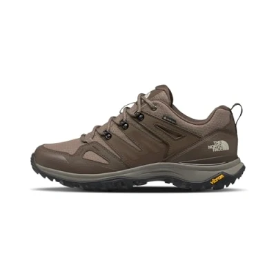 Image of The North Face Hedgehog Goretex Hiking shoes, Men&#039;s, Size: 9, Garnet/smokey brown Imitation leather/ textile