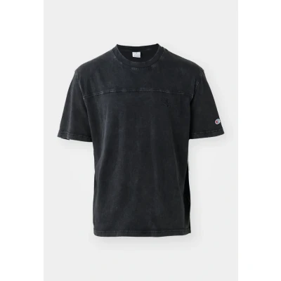 Image of Champion Legacy Basics S Crewneck T Shirt Men&#039;s, Black, XL