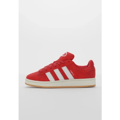 Image of adidas Originals Campus 00S Trainers, Size: 3.5, Better scarlet/ftwr white/off white Suede