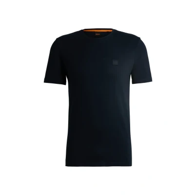 Image of BOSS Tales Basic Tshirt, Men&#039;s, Size: Small, Dark blue four